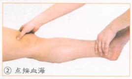 膝关节炎按摩