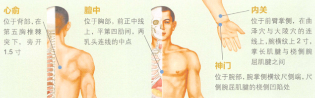 养心安神艾灸