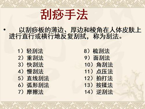 刮痧技术的注意事项