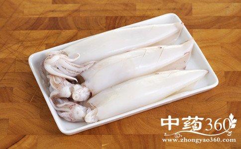 乌贼鱼肉的功效与作用-乌贼鱼肉的图片样子