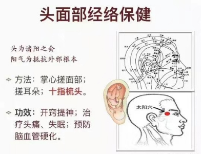 头面部经络保健防衰老