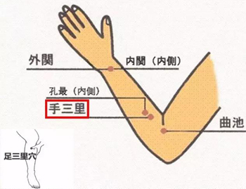 手三里、足三里