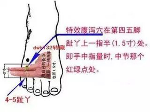 各种腹泻，一穴点治